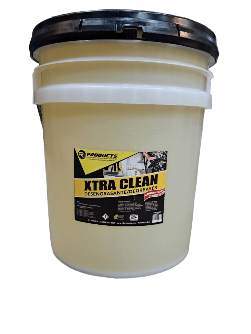Desengrasante Xtra Clean (Amarillo) Cub 5Gal 18.92Lts