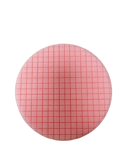 Esponja Naranja 6" para Encerar Pieza