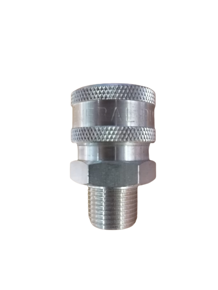 Conector Rápido Hembra C/Rosca Macho 3/8 Pieza