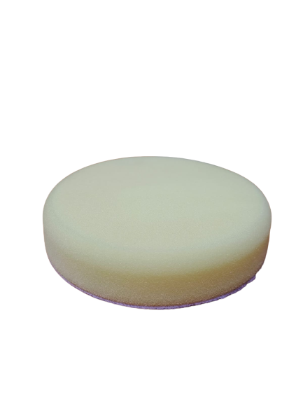 Esponja Amarilla 6" con Velcro para Encerar Pieza