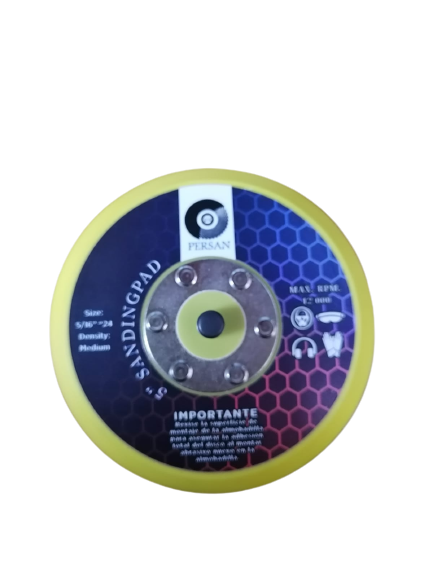 Respaldo 5" Rosca de 5/16" Con Velcro Pieza