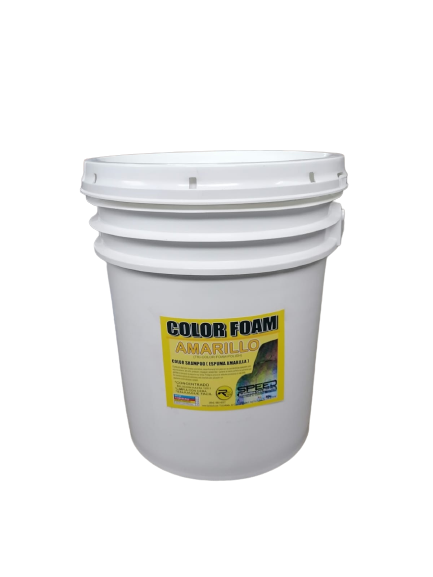 Color Foam Tricolor (Amarillo) Cub 5Gal 18.92Lts