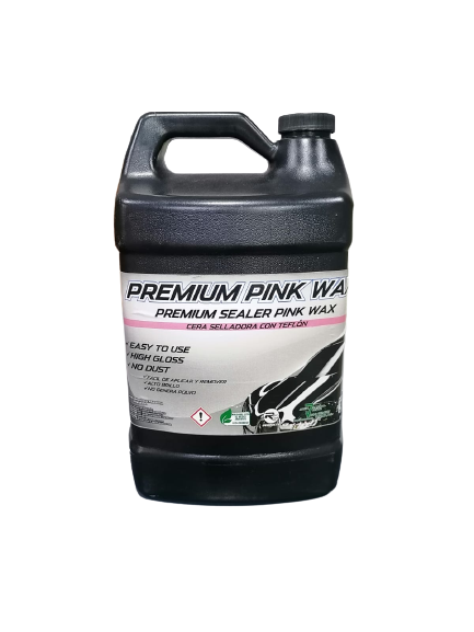 Cera Premium Pink Wax Con Carnauba 1 Gal( 3.785Lts)