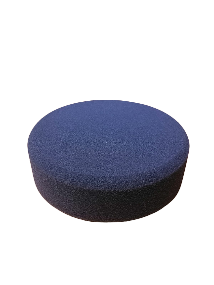 Borla Esponja Negra 6" con Velcro para Encerar Pieza