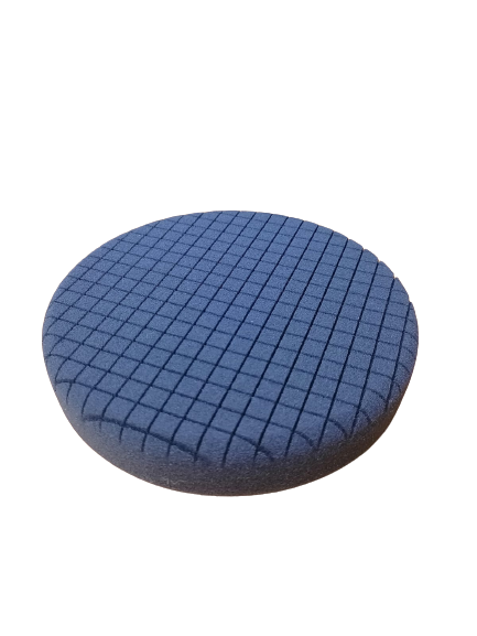 Esponja Negra 6" con Velcro para Encerar Pieza