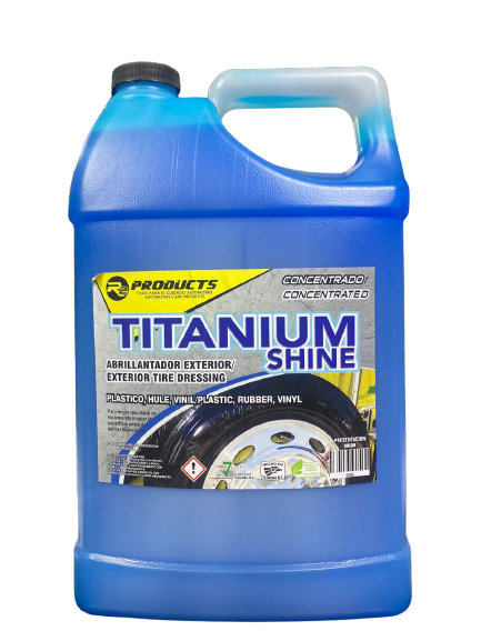 Titanium Shine Abrillantador Azul  Gal 3.785Lts