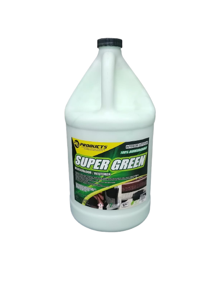 Super Green Restaurador De Plastico,Hule Y Vinil 1 Gal (3.785 LTS)